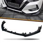 Custom For Nissan Altima 2019-2024 Front Bumper Lip Front Splitter Chin Glossy