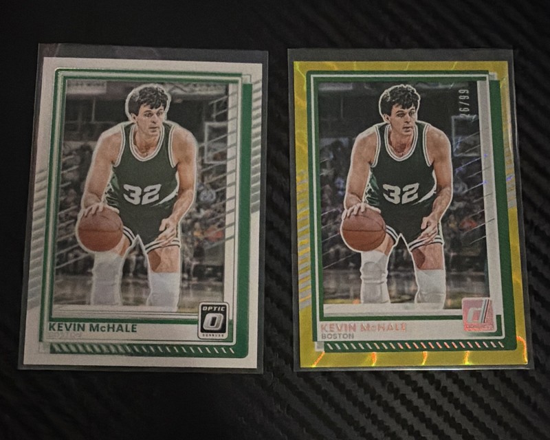 Panini 2022-23 Donruss Optic Kevin McHale Celtics #139 2-Card Lot Parallel