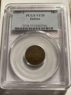 1909 S Indian Head Cent PCGS VF 35 - KEY DATE INDIAN HEAD PENNY - CERTIFIED - 1C