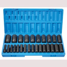 Grey Pneumatic 1726md 12 Dr. 26 Pc. Deep Length Metric Set - 12 Point Grey Pneumatic 1726md 12 Dr. 26 Pc. Deep Length Metric Set - 12 Point