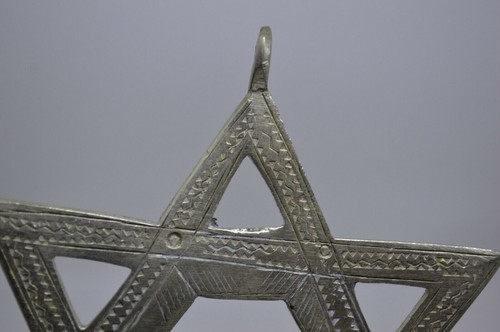 Ancient Artifact Jewish Judean Judea Christian Roman Star of David Billon Silver - Picture 6 of 7