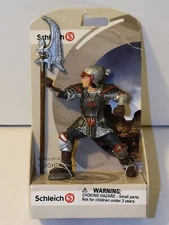 Schleich Dragon Knight RED Drachenritter with Pole Arm Halberd 1/18 SEALED
