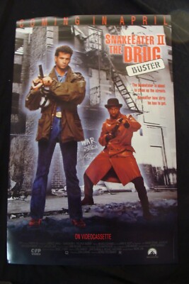 SNAKE EATER 2 THE DRUG BUSTER movie poster LORENZO LAMAS original video store pr