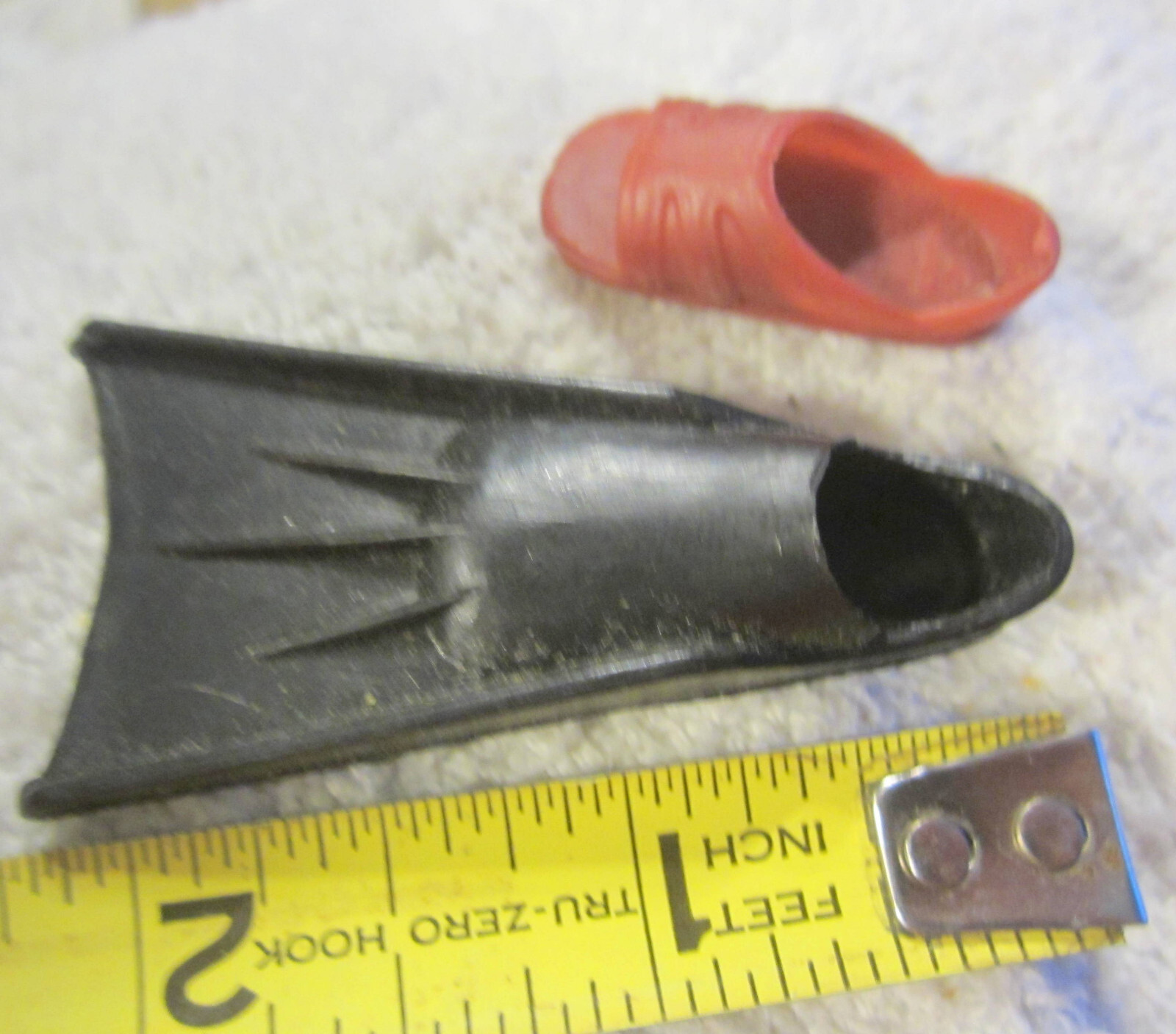 2 lot,Barbie KEN DOLL 1 SANDAL,1 swim fin,scuba diving diver part VTG