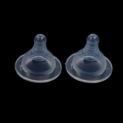 Flexible Soft Silicone Pacifier Nipple Baby Wide Caliber Matte Pacifier New - Foto 4 di 16