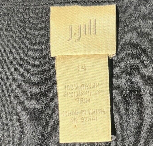 Maxi falda para mujer Jill talla 14 negra forrada en rayón - Imagen 5 de 7