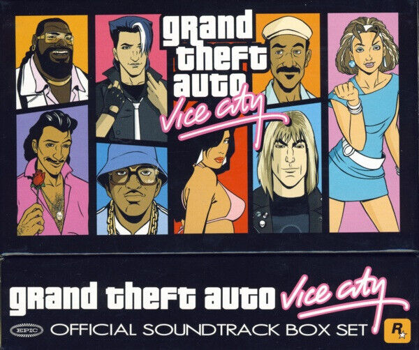 Various - Grand Theft Auto Vice City Official Soundtrack Box Set (Box + 7xCD, Co Various - Grand Theft Auto Vice City Official Soundtrack Box Set (Box + 7xCD, Co