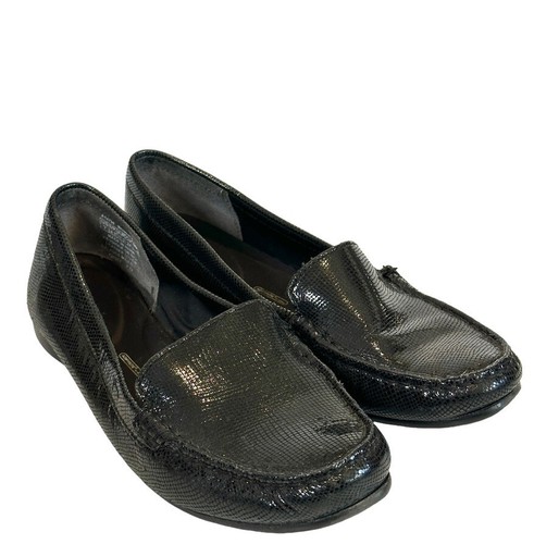 Rockport womens shoes. 37.5. Black soft patent leather loafers. Made in India - Picture 4 of 11