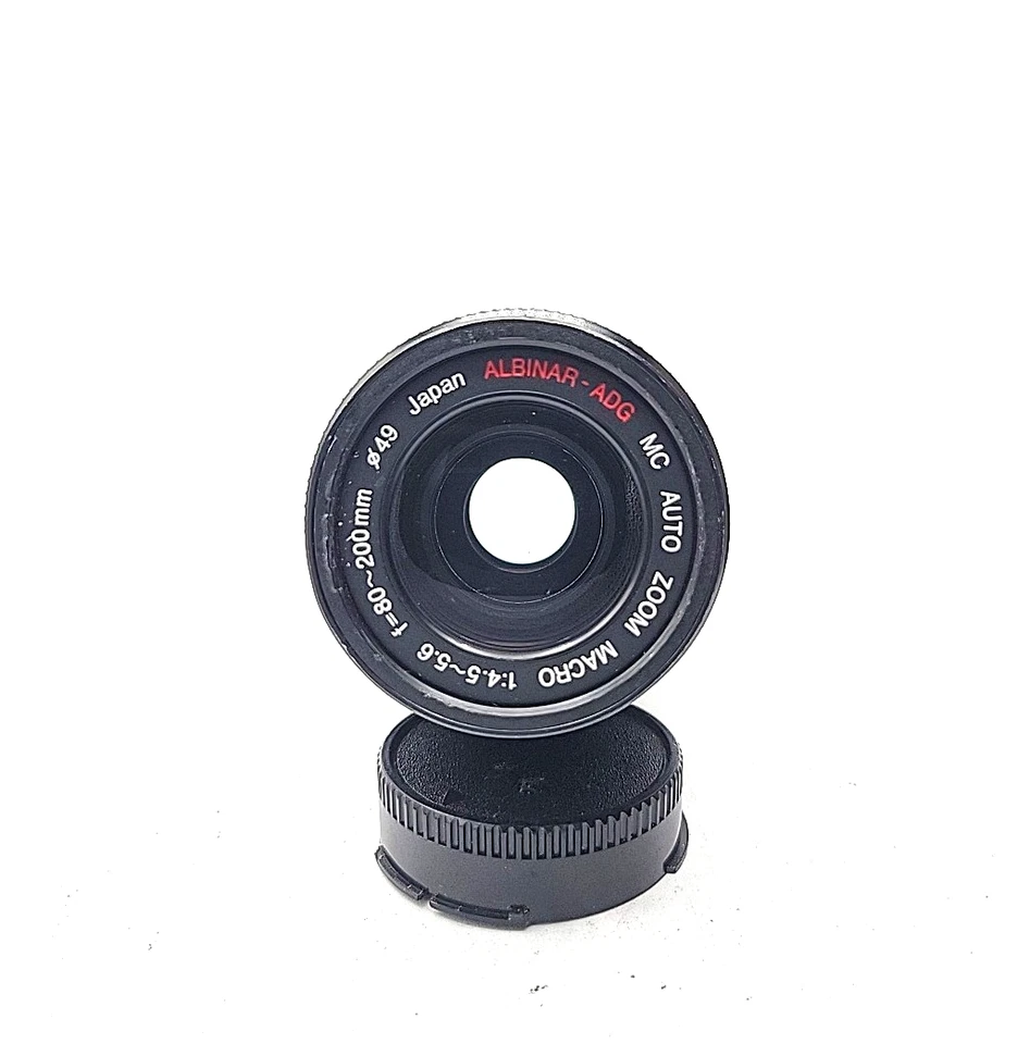 Albinar 80-200mm f/4.5-5.6 Telephoto Zoom Lens for Canon FD Mount Film Camera - Image 2 of 3