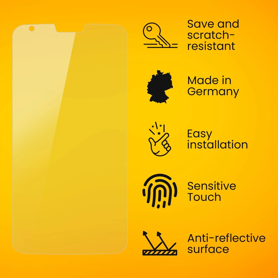 atFoliX 3x Screen Protector for LG G2 Screen Protection Film matt&shockproof - Image 3 of 4