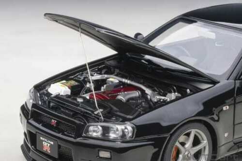 1/18 Nissan Skyline GT-R R34 V Spec II 2001 Black Pearl Model by