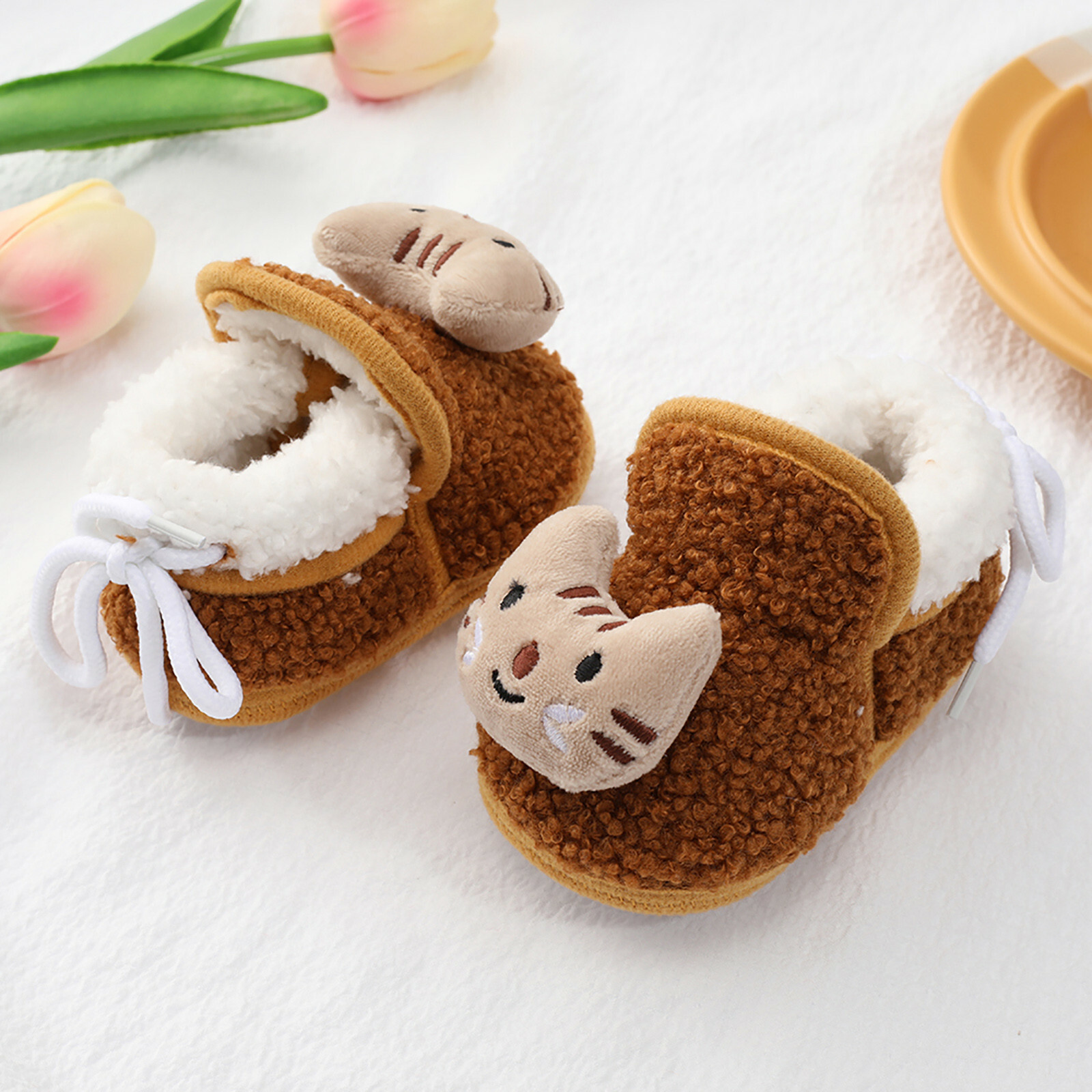 PONY Pantofole riscaldanti antiscivolo bambino bambina ragazzo calze culla scarpe alla caviglia