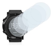 Suunto Essential Carbon Smart Watch, 6x Transparent ULTRA Clear Screen Protector