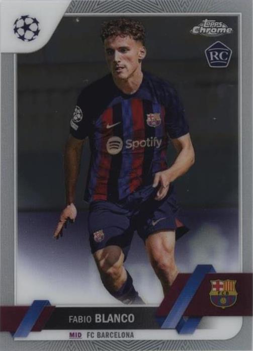 2022-23 Topps Chrome UEFA Club Competitions Fabio Blanco #172 - 1 of 1