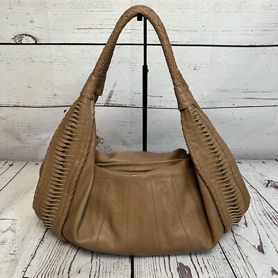 Clever Carriage Company St. Tropez Handcrafted Leather Oversized Hobo