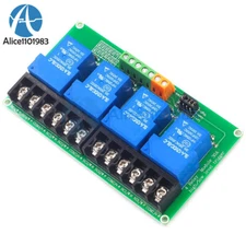 5V 12V 24V 30A 4 Channel Relay Module Board High And Low Level Relay Module