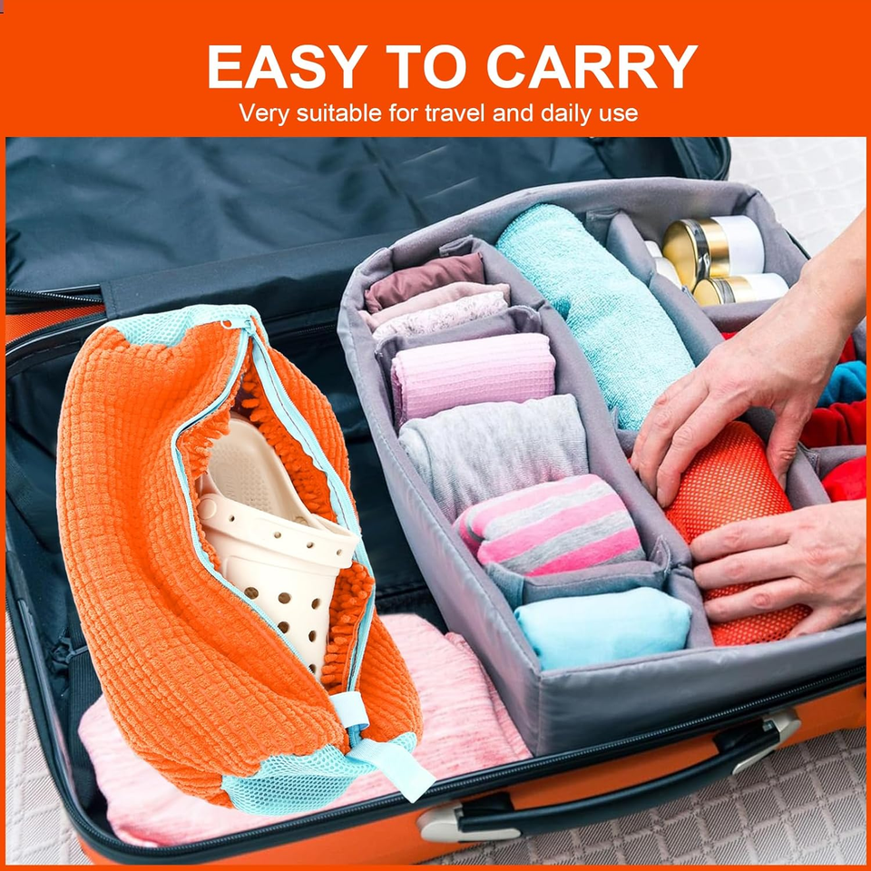 2Pcs Laundry Shoe Bag Shoe Washing Machine Bag Shoe Wash Bag, Portable