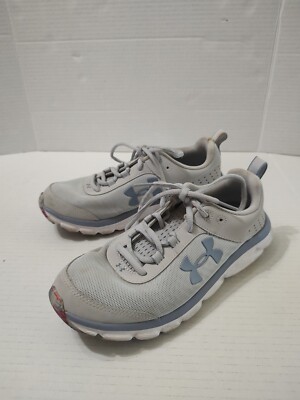 Under Armour Charged Assert 8 Womens Size 10 Gray Athletic Running Sneakers 
