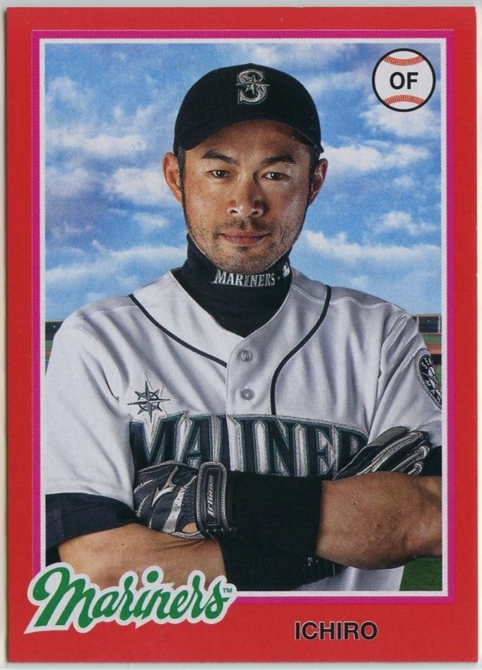 2022 Topps Archives Red parallel Ichiro #34/75 *SEATTLE MARINERS