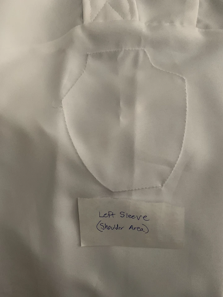 FLYING CROSS Mens White LS Uniform Shirt - Size: 19 Sleeve Length: 36/37 - Image 3 of 4