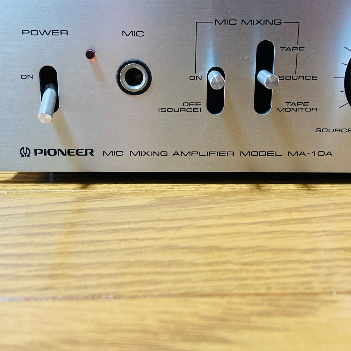 Pioneer MA-10A Microphone Mic Mixing Amplifier Vintage Silver | eBay