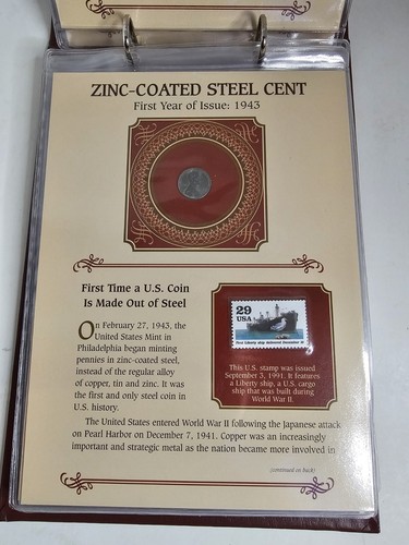 First Editions Of Important US Coins Mercury Dime VDB Penny No Cents 5c Steel 1c - Picture 2 of 17