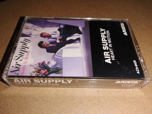 AIR SUPPLY - HEARTS IN MOTION - cassette (1986, CBS CANADA) AC9-8426