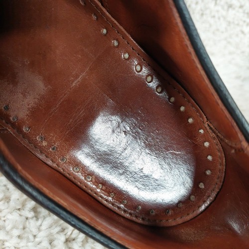 Brooks Brothers Wingtip Oxford Brogue Dress Shoes Mens 11.5 D, Goodyear Welted - Picture 12 of 15