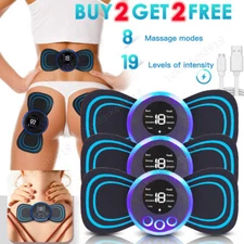 Electric Neck Massager Back Full Body Stimulator Pain Relief Device Health