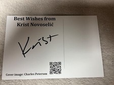 Krist Novoselic Signed Autographed 4x6 Photo Nirvana Dave Grohl Kurt Cobain