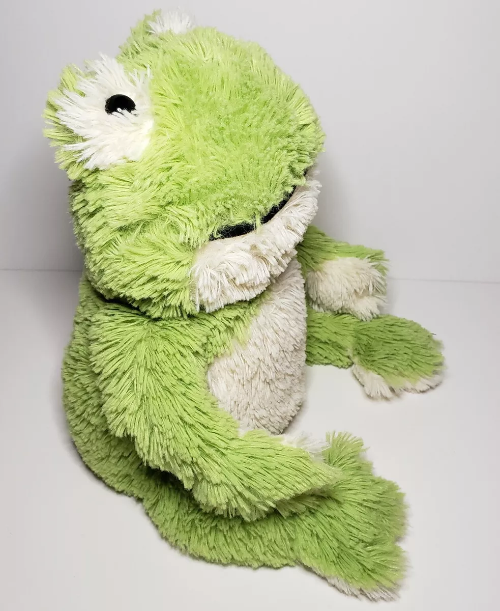 Warmies Frog Plush - Soft Heatable Plush - Green 14” Original