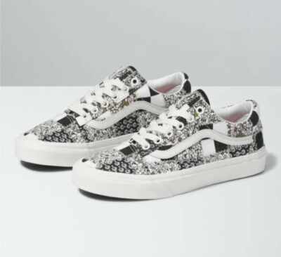 VANS OLD SKOOL Patchwork Floral Canvas Low Top Sneakers Women's Size VN0A38G19FY