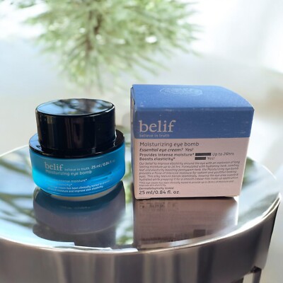 Belif Moisturizing Eye Bomb Essential Eye Cream 0.84 oz   Full Size   Rare Find