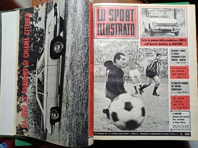 R@RIT@' Lo Sport Illustrierte 21 Gebundene Hefte 1965/66 - Rif.N.11