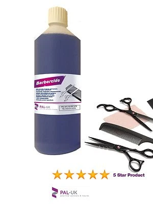 PAL-UK Barbercide Disinfectant Solution for Salon, Medical, Barbicide Cleaning Scissors