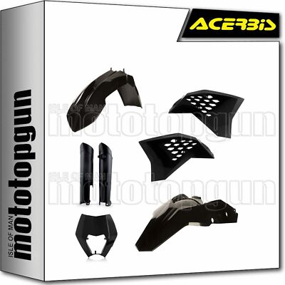 ACERBIS 0014219 FULL PLASTICS KIT BLACK KTM EXC-F 250 2011 11