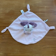 Doudou Gipsy Plat Licorne Rose