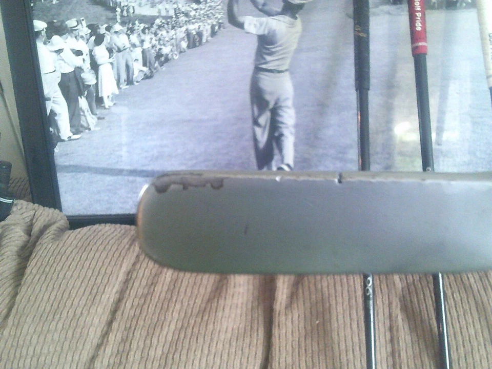 Taco de golfe vintage Macgregor Tourney IM 5 Iron Master. Couro original. 33,5 pol. - Imagem 3 de 4