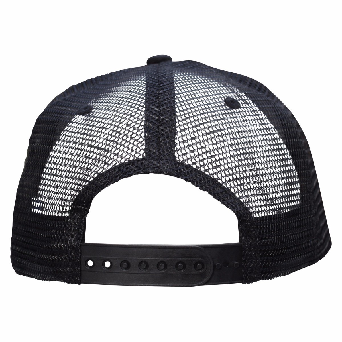 Lot of 8 Mid Profile Blank Trucker Hats – New Adjustable Mesh Caps Black Decky - Mid Profile - 6 Panel Mid Profile Structured Cotton  main image 2