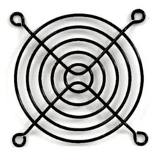 80mm/3"inch/8cm Metal Wire Box/Case Fan Grill/Finger Guard/Protector/Cover{BLACK