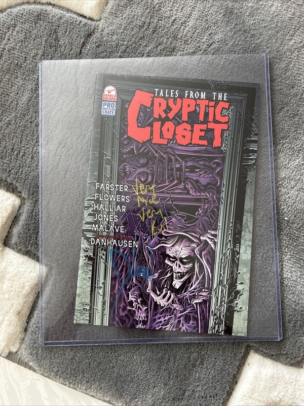 Danhausen Signed Tales From The Cryptic Closet  Pro Wrestling October 2021 Aew