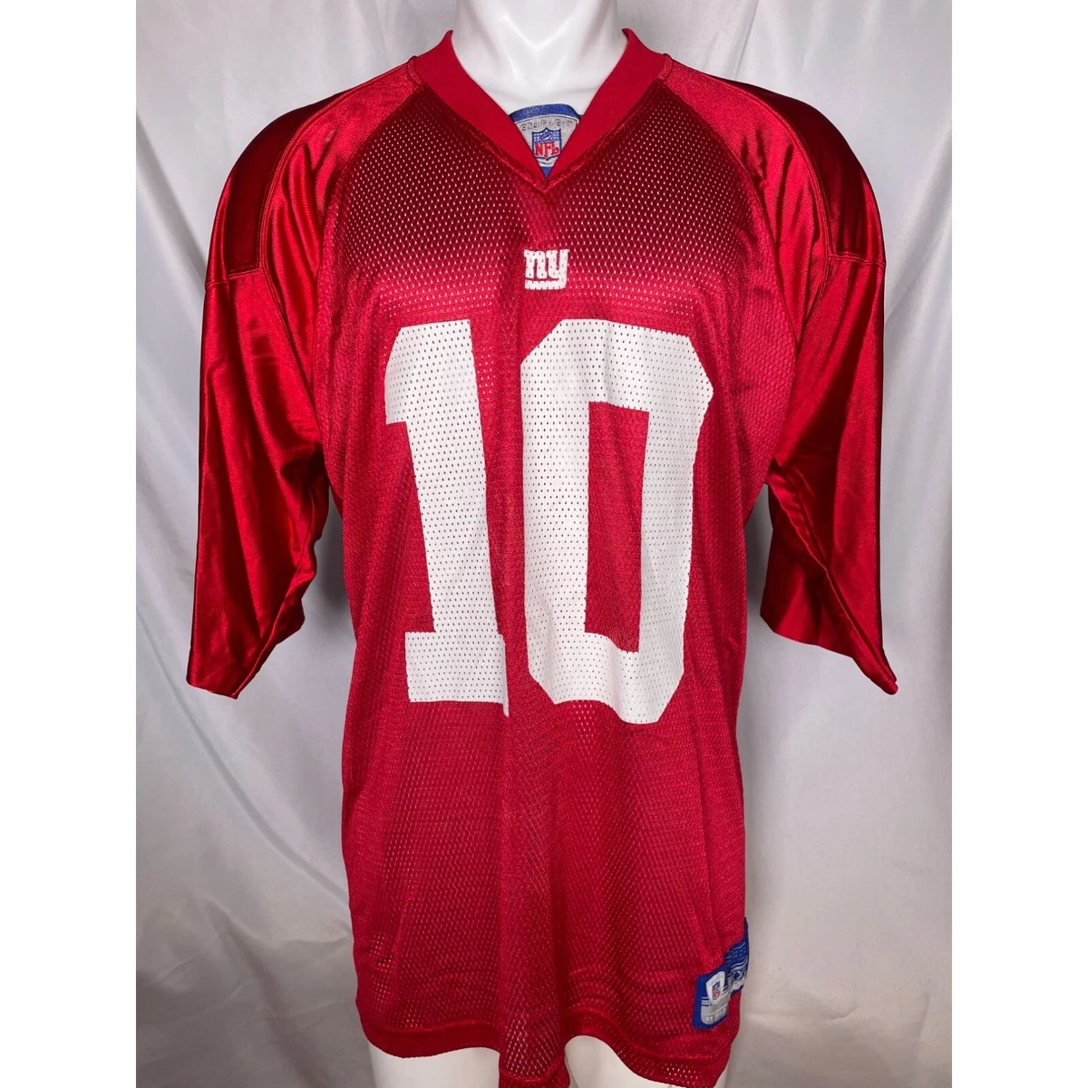 Eli Manning #10 New York NY Giants Reebok Red Jersey Men's XXL