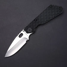 Strider Knives SnG DGG - Black G10 & Ti / Stonewashed MagnaCut Blade