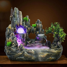 Fontana per Interni Fontana Feng Shui Con Sfera Di Cristallo a LED E Spruzzatore