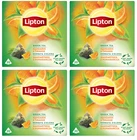 LIPTON GREEN TEA - ORANGE & MANDARIN - 4x20 TEA BAGS - NATURAL FRUIT INFUSION