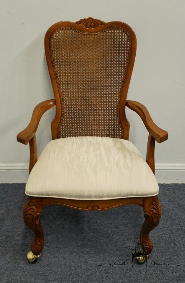 HOOKER MUEBLES Country Francés Provincial Bastón Respaldo Comedor Brazo Silla Foto 3 de 4