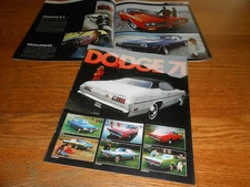 1971 DODGE HUGE 24 p. BROCHURE '71 CHARGER CHALLENGER DART CORONET POLARA MONACO