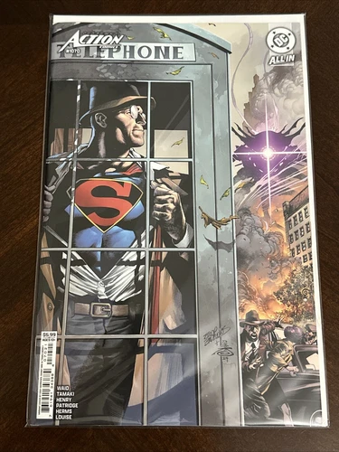ACTION COMICS #1070 - EDDY BARROWS CARDSTOCK VARIANT COVER - DC COMICS/2024