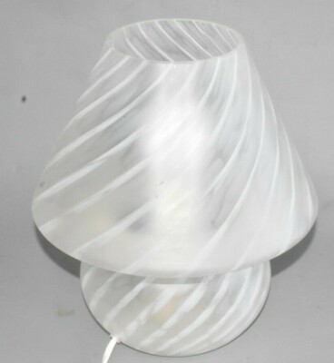 Hustadt  Mushroom Lampe Pilzlampe  Glas Tischleuchte Fach E1