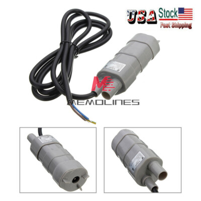 DC12V/24V Micro Submersible Motor Water Pump 5M 10L/M 600L/H 6-15V Fish Pond U-S